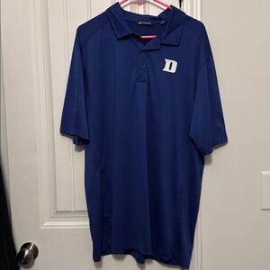 Cutter & Buck Navy Polo Shirt- DUKE